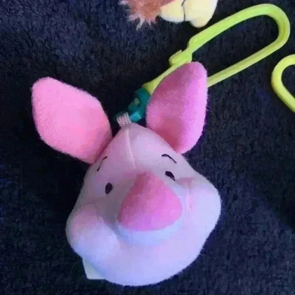 Vintage 1999 Disney Winnie The Pooh and Friends Plush Backpack Clips - Picture 7 of 10